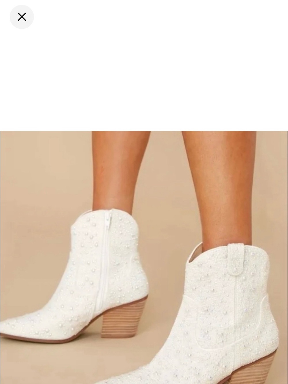 Betsey Johnson SB Emory Boots Booties Pearl Bridal